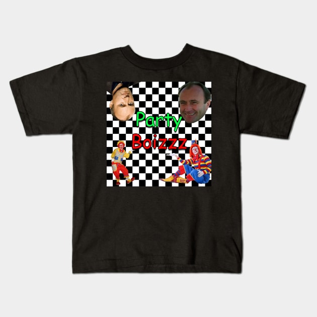 Party Boizzz Kids T-Shirt by arthimself@yahoo.com